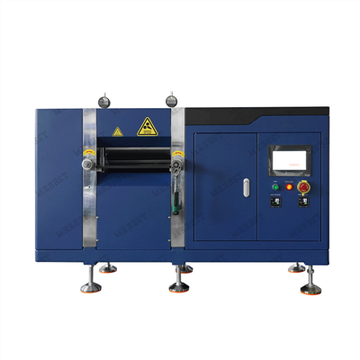 Peiriant Calender Batri Rheoledig Pwysau gyda Gwresogi .